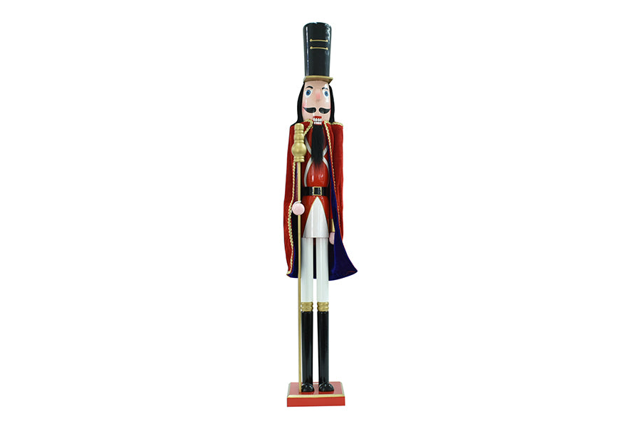 SCHIACCIANOCI 120CM ROSSO E BIANCO