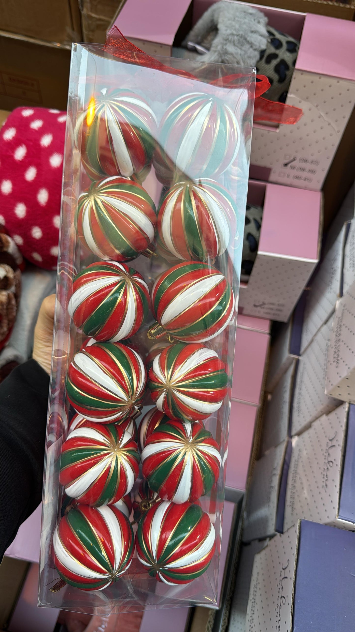 24 PALLINE da 6cm in PP - disponibili in 2 colori