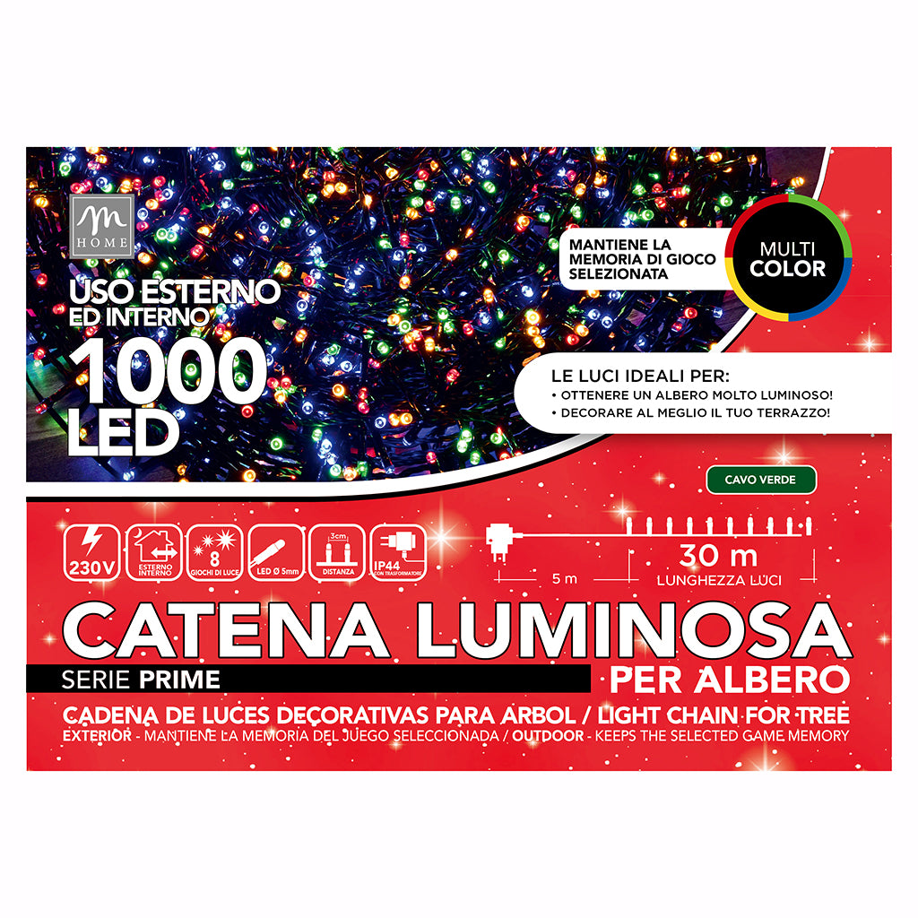 1000 LUCI LED CATENA LUMINOSA