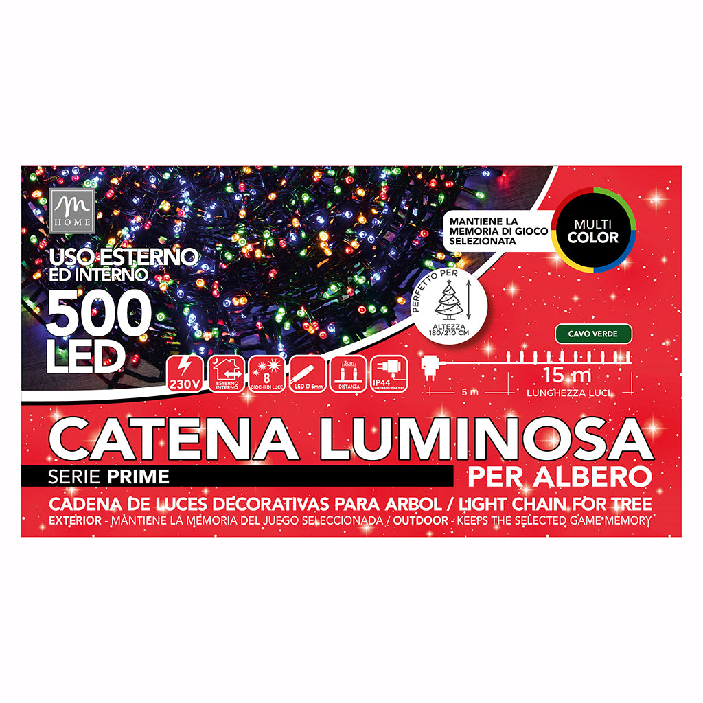500 LUCI LED CATENA LUMINOSA