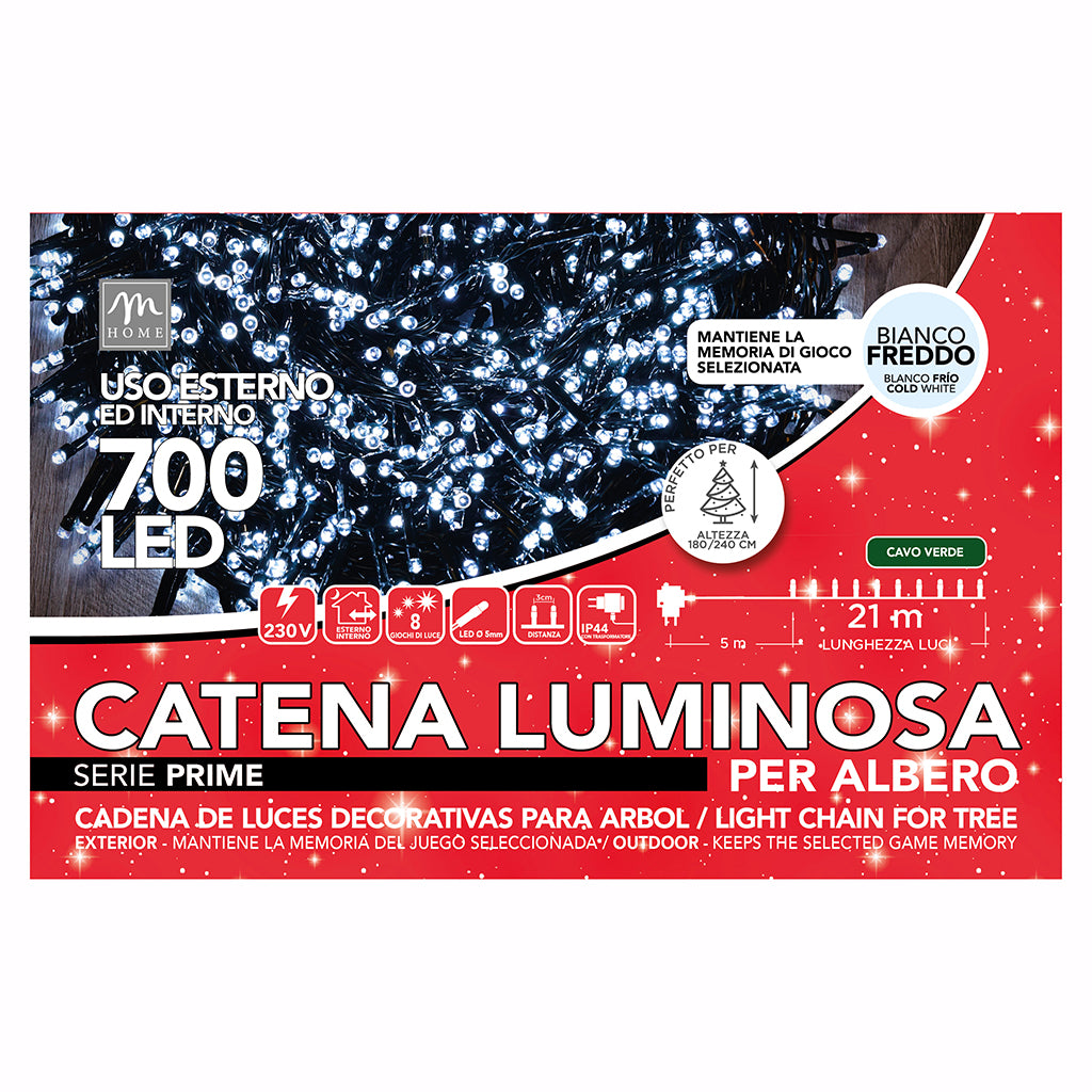 700 LUCI LED CATENA LUMINOSA