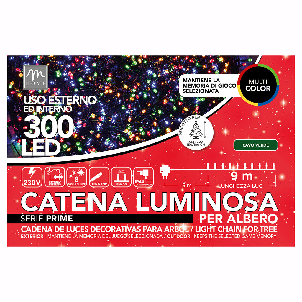 300 LUCI LED CATENA LUMINOSA