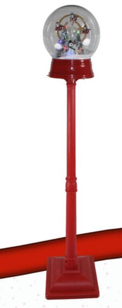 LAMPIONE CON PALLA DI NEVE 150cm - spedizione gratuita