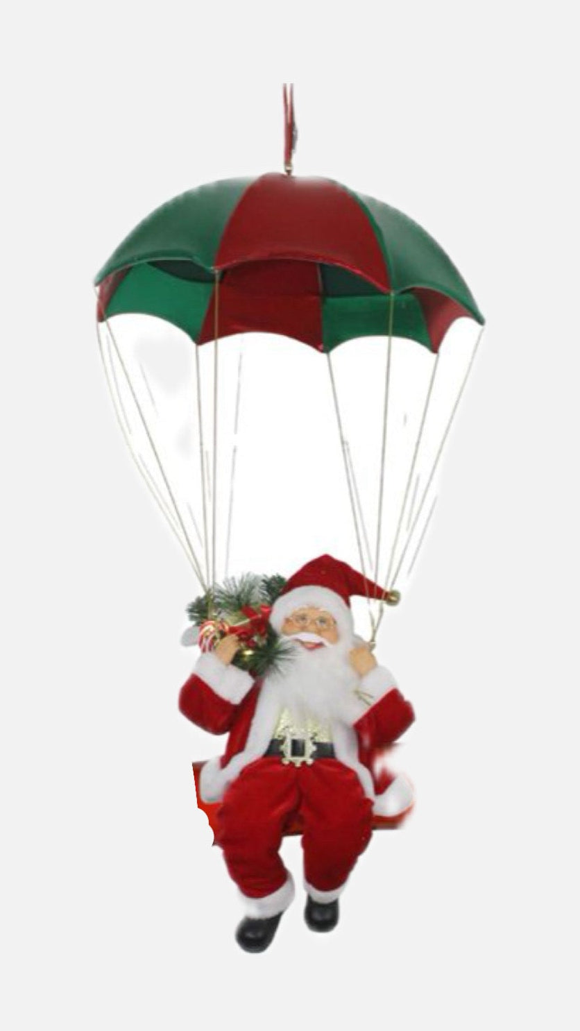 BABBO NATALE PARACADUTISTA 80cm - spedizione gratuita