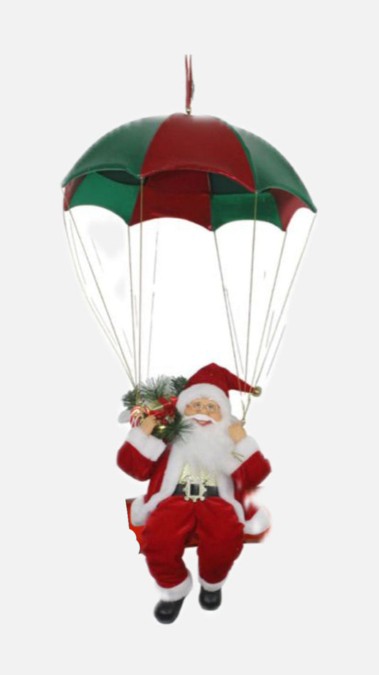BABBO NATALE PARACADUTISTA 80cm - spedizione gratuita