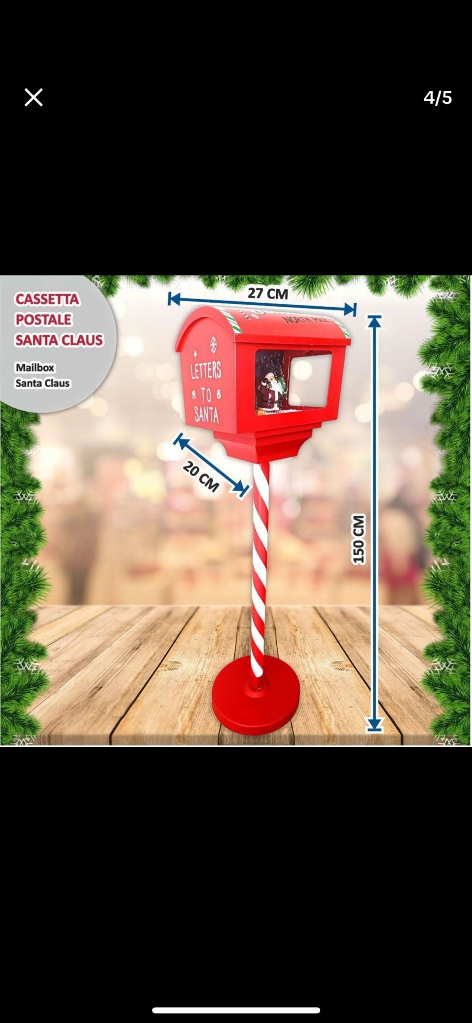 CASSETTA POSTALE GRANDE 150CM