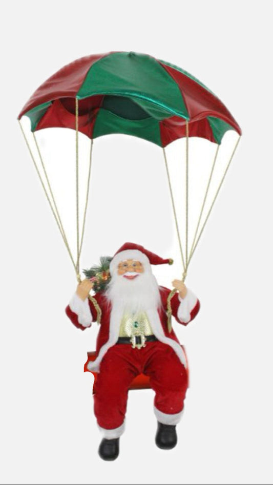 BABBO NATALE PARACADUTISTA 110cm - spedizione gratuita