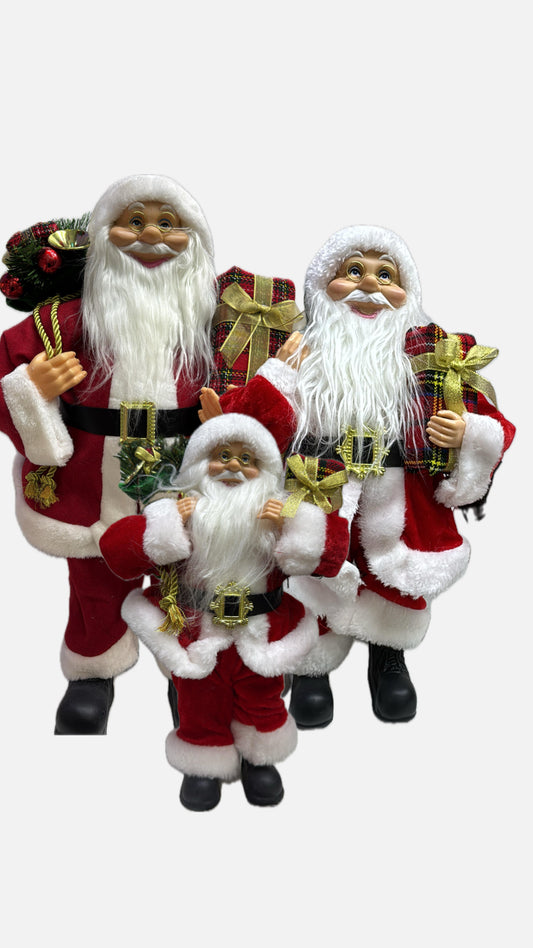 PROMO BABBO NATALE 60cm+BABBO NATALE 40cm+BABBO NATALE 30cm - spedizione gratuita