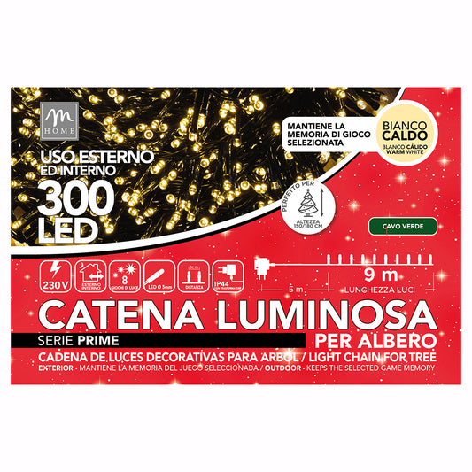 300 LUCI LED CATENA LUMINOSA