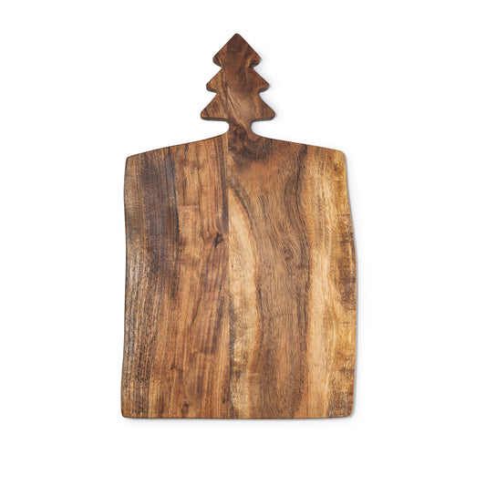 TAGLIERE IN LEGNO CON MANICO A FORMA DI ALBERO