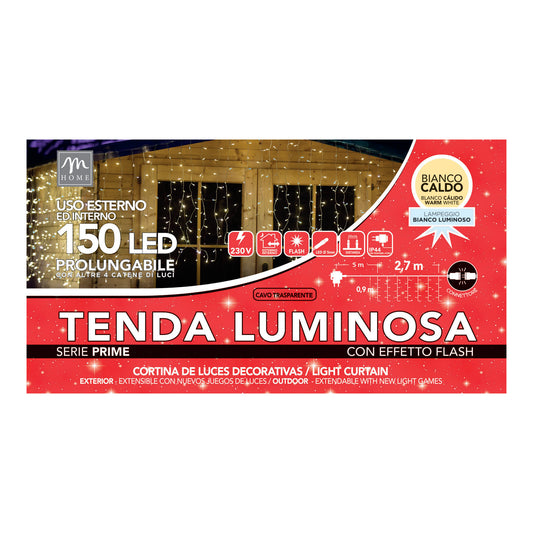 150 LUCI LED TENDA LUMINOSA