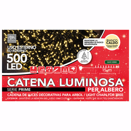 500 LUCI LED CATENA LUMINOSA