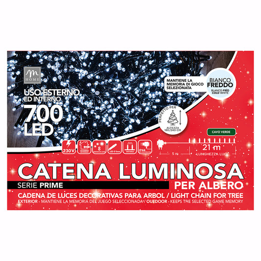 700 LUCI LED CATENA LUMINOSA