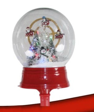 LAMPIONE CON PALLA DI NEVE 150cm - spedizione gratuita