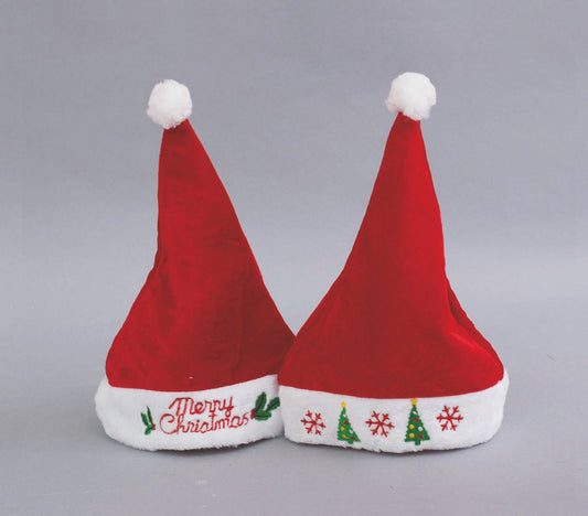 CAPPELLO MERRY XMAS ROSSO cm28x38h