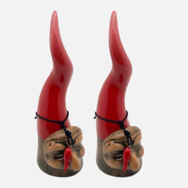 2PZ corno con maschera di pulcinella